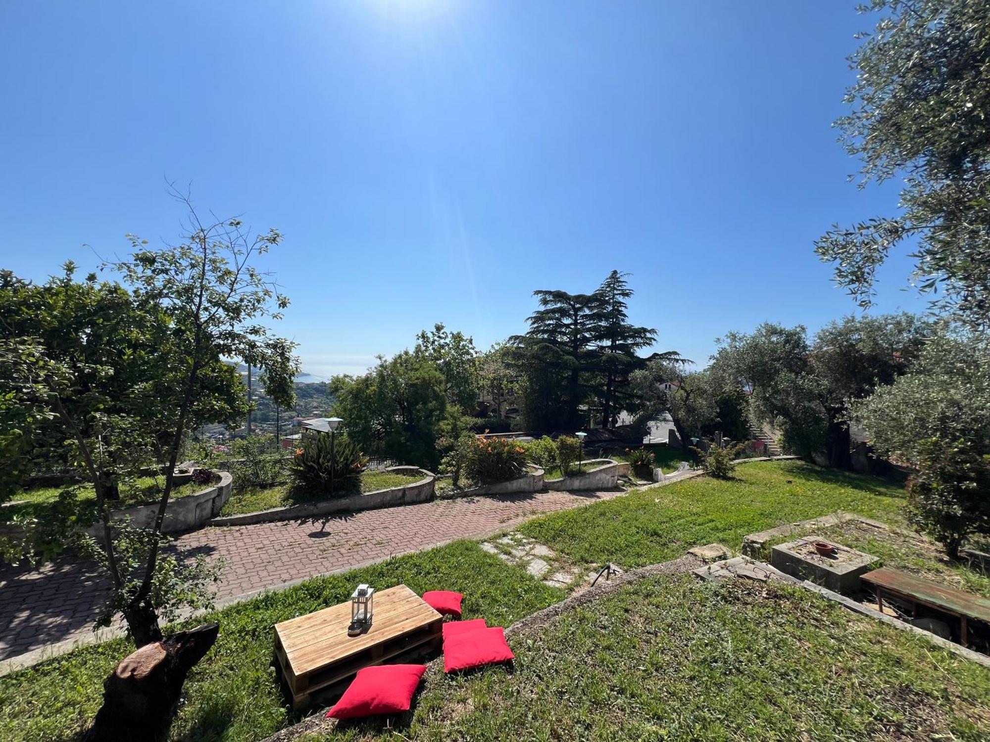 Villa In Collina Vista Mare Sanremo Esterno foto